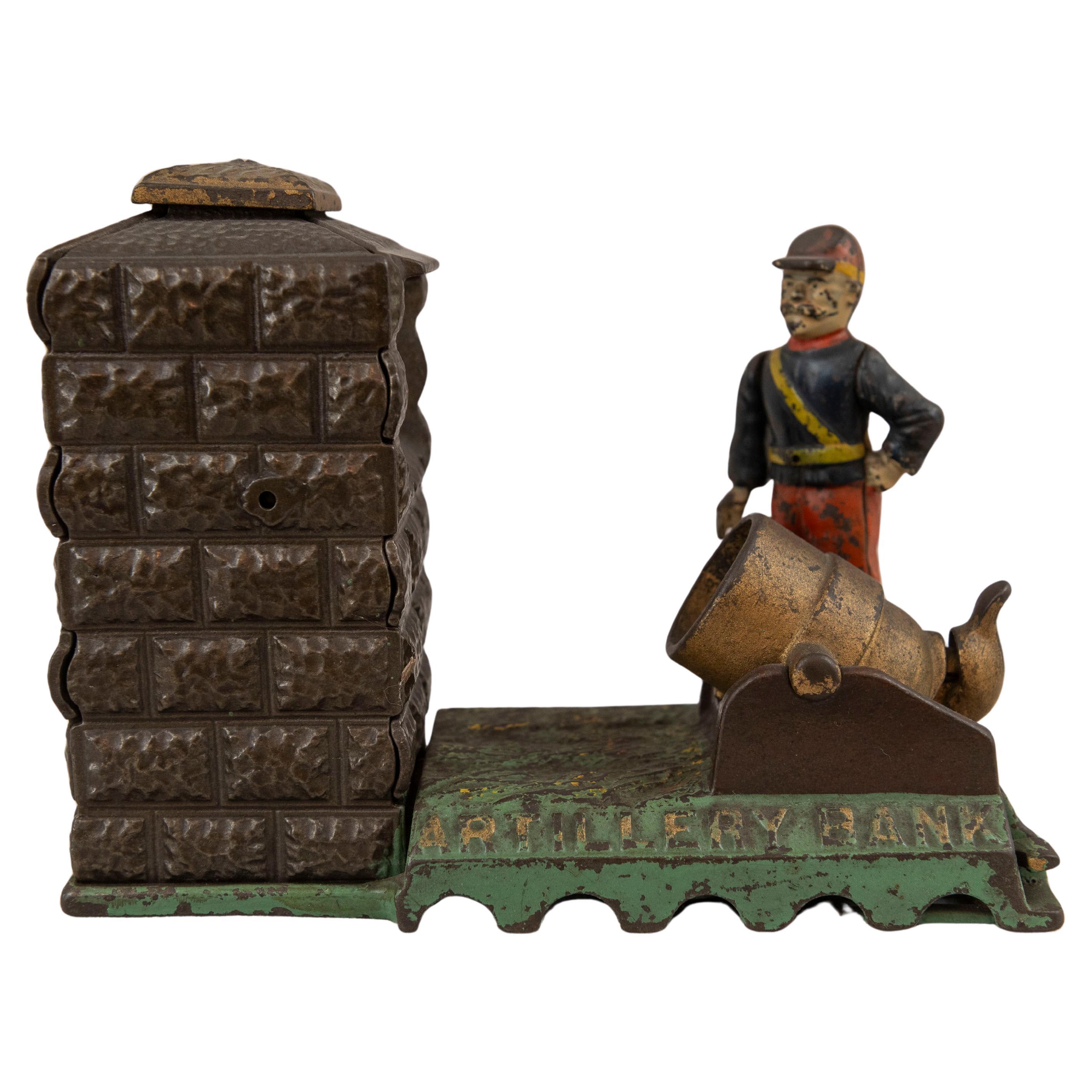 Banque d'artillerie mécanique de J & E. Stevens, vers 1890, entièrement d'origine en vente