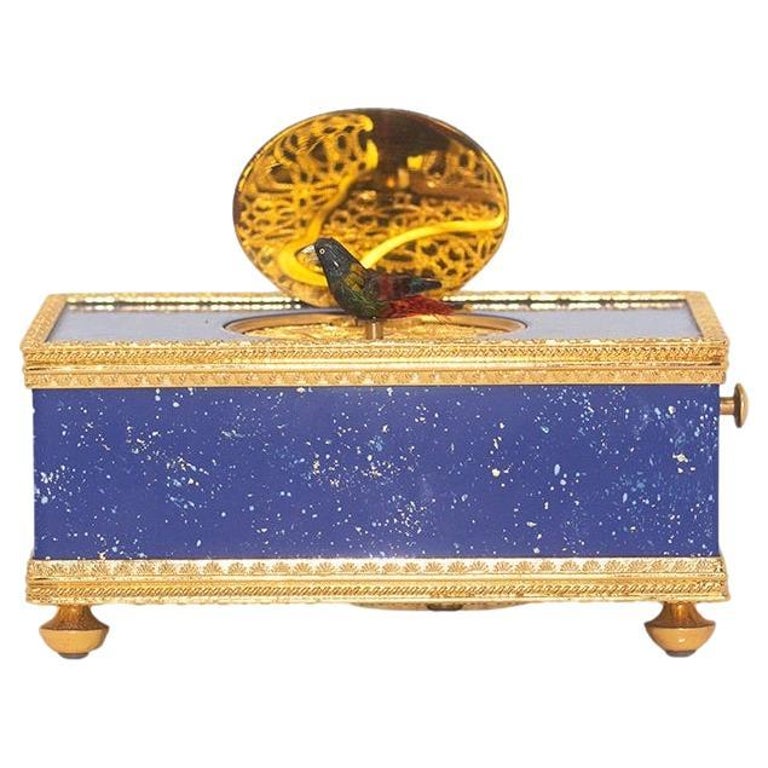 Mechanical Bird Singing Box Reuge at 1stDibs