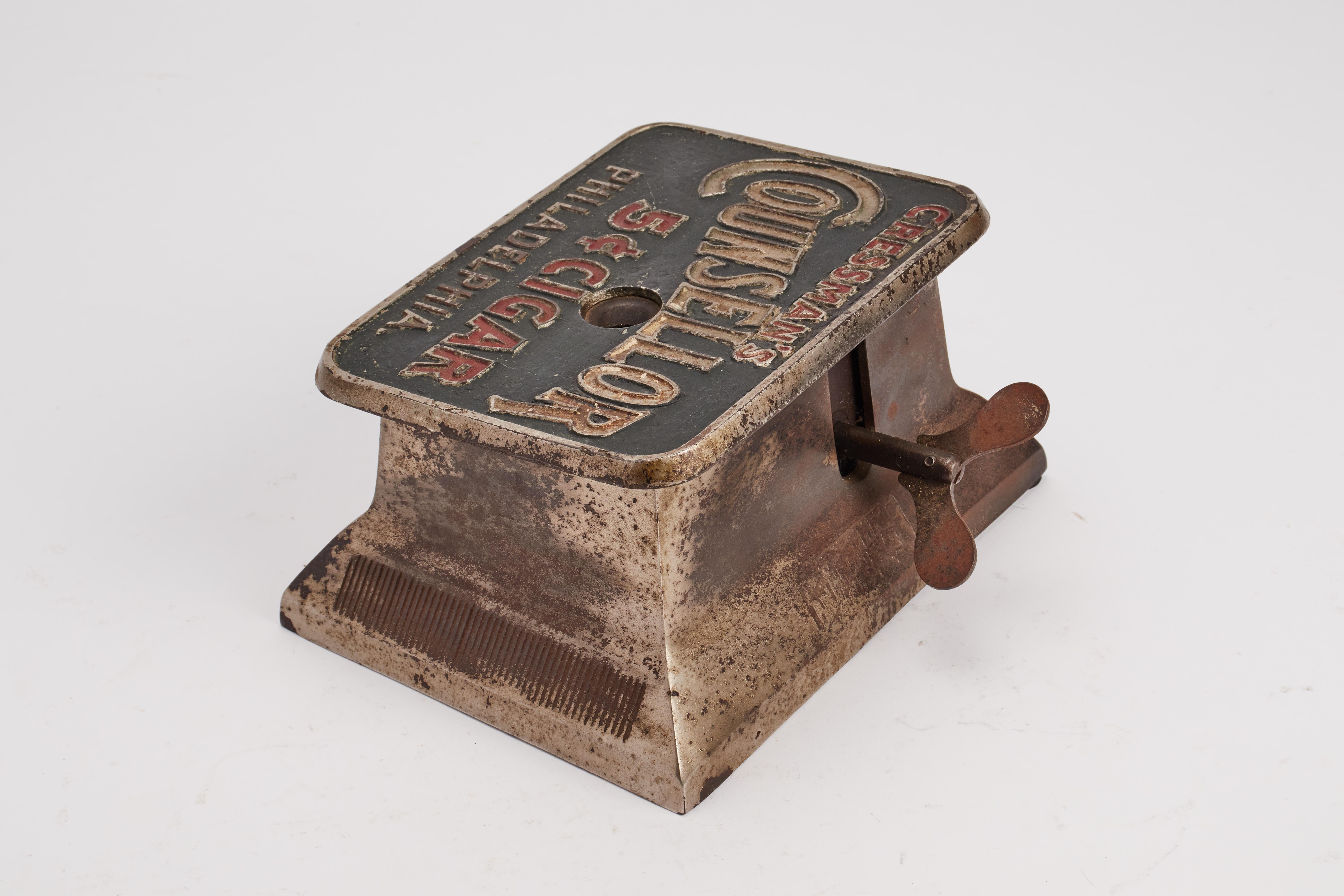 Américain Cuillère à cigares mécanique, Philadelphie, États-Unis 1890. en vente
