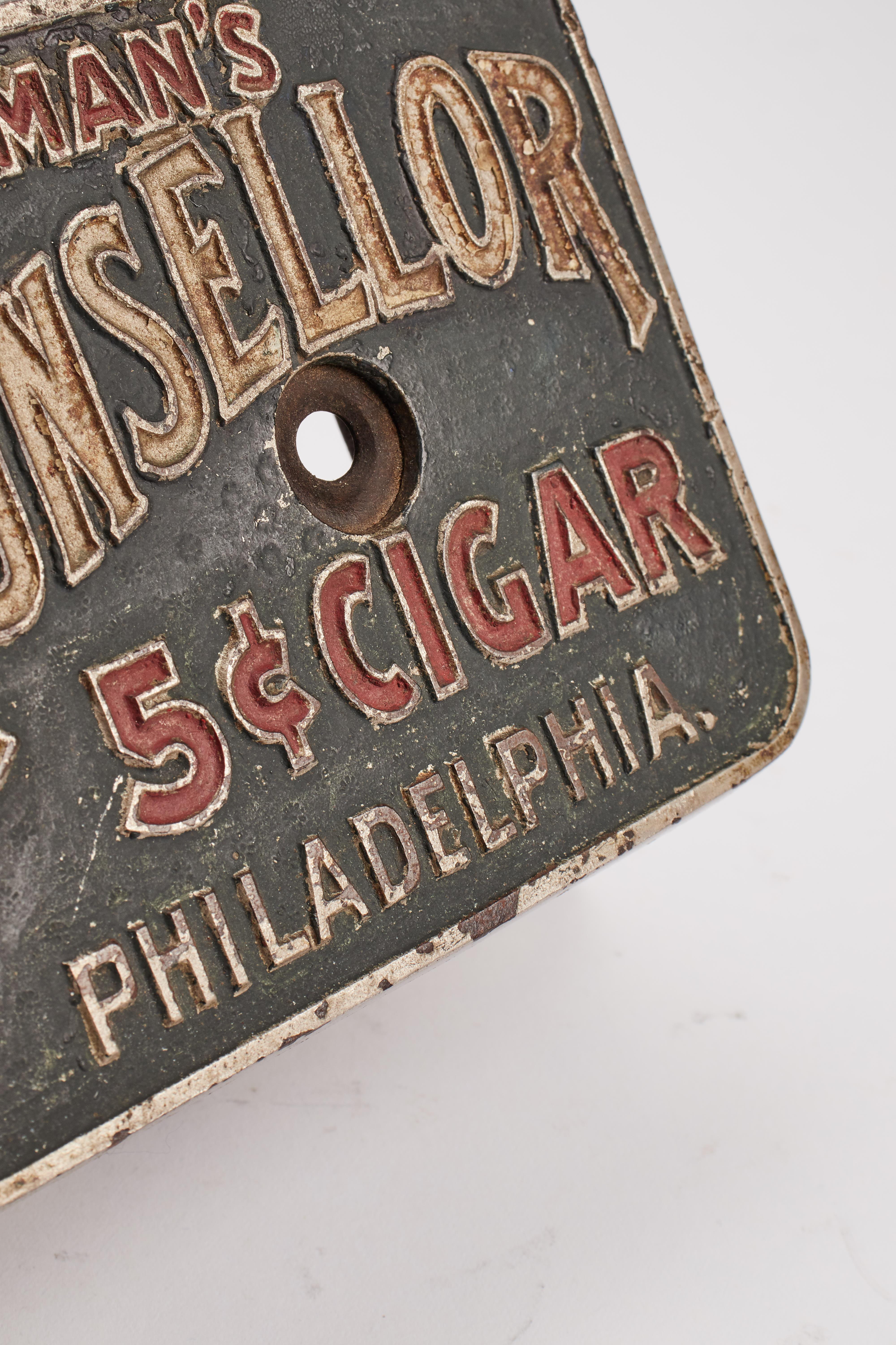 Cuillère à cigares mécanique, Philadelphie, États-Unis 1890. Bon état - En vente à Milan, IT