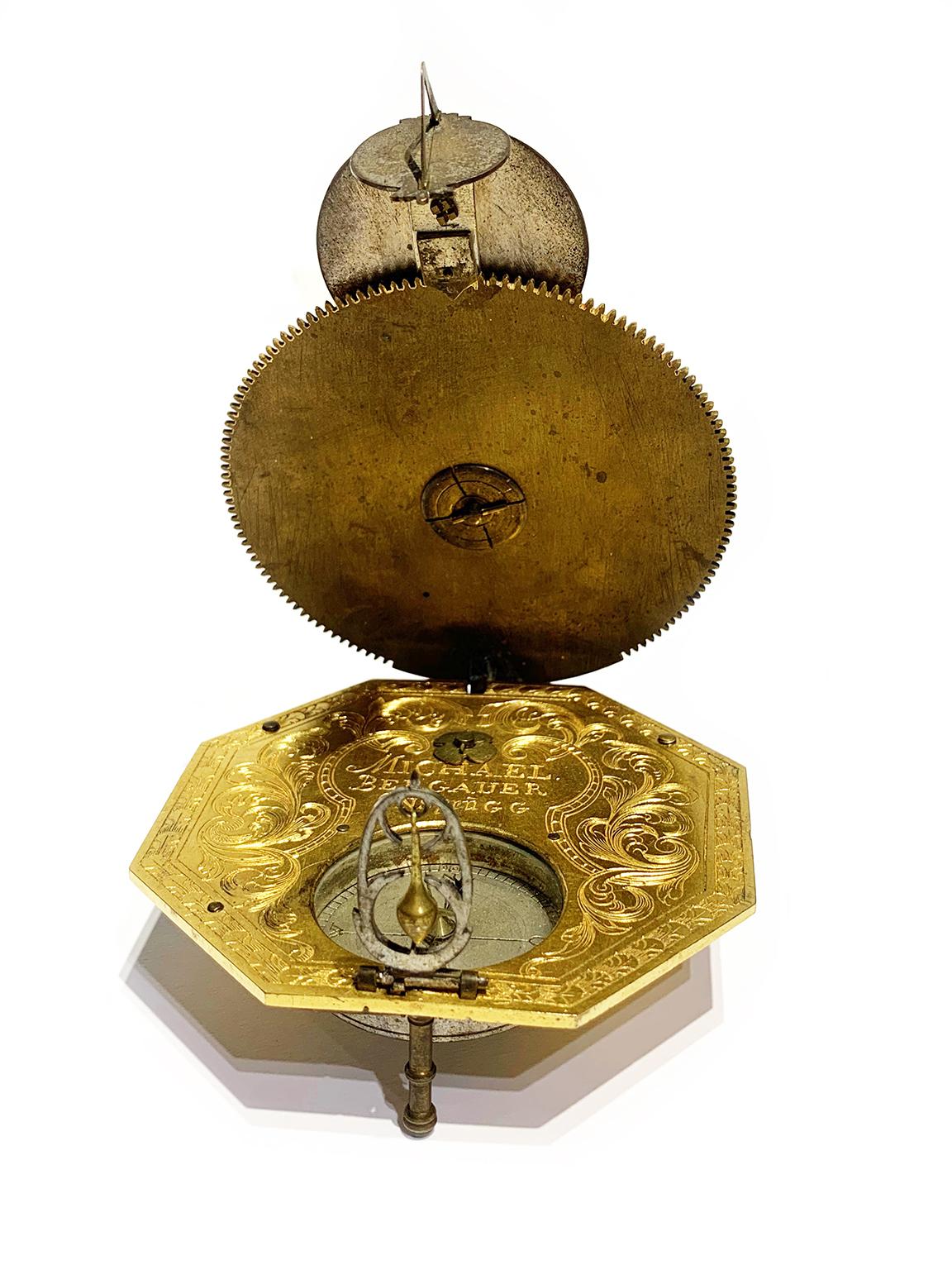 Mechanical Equatorial Sundial, Johann Michael Bergauer, Ante 1745 For Sale 4