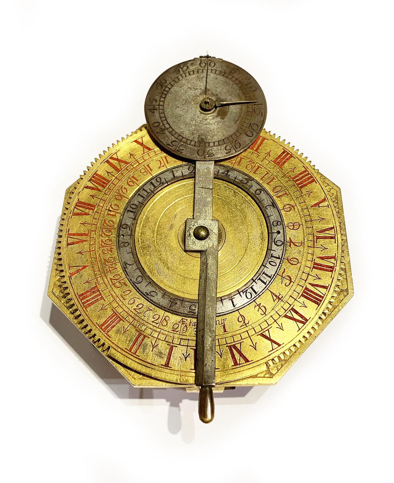 Mechanical Equatorial Sundial, Johann Michael Bergauer, Ante 1745 For Sale 5