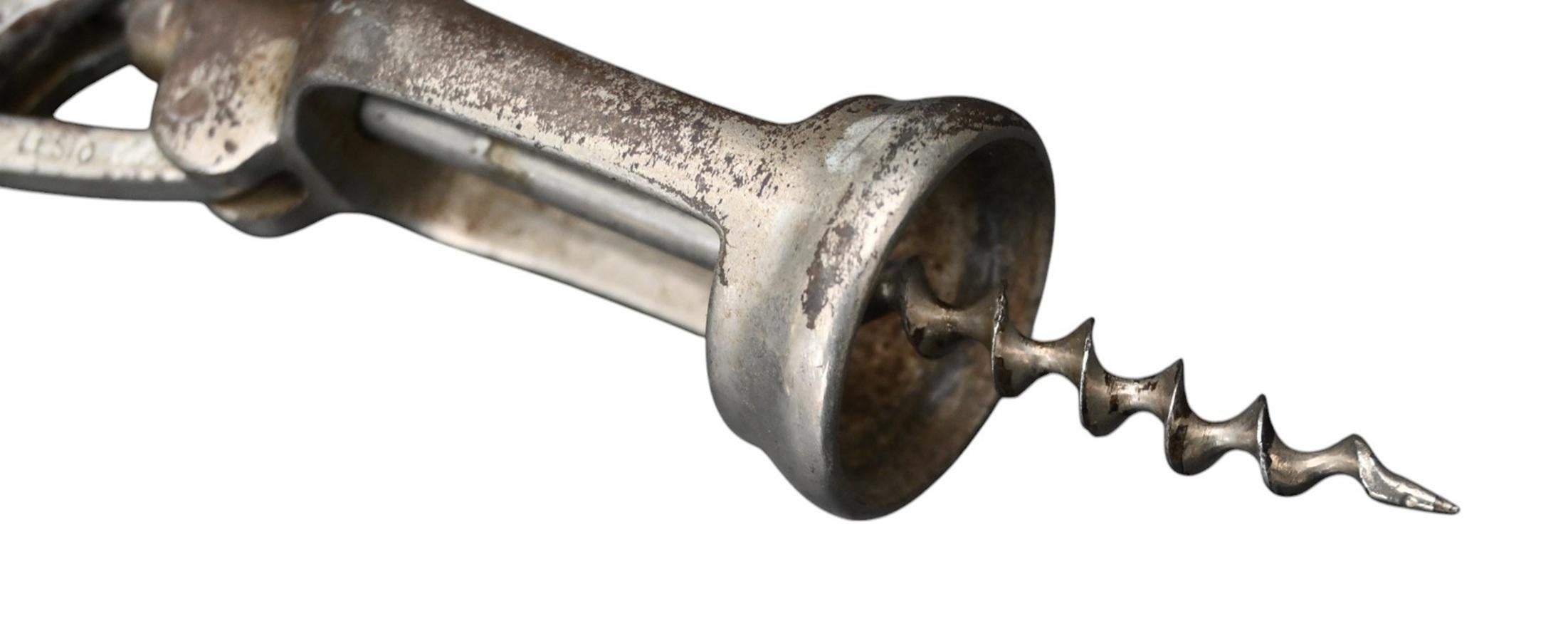 19th Century Antique Mechanical french corkscrew The Presto Paris Jhp Depose For Sale