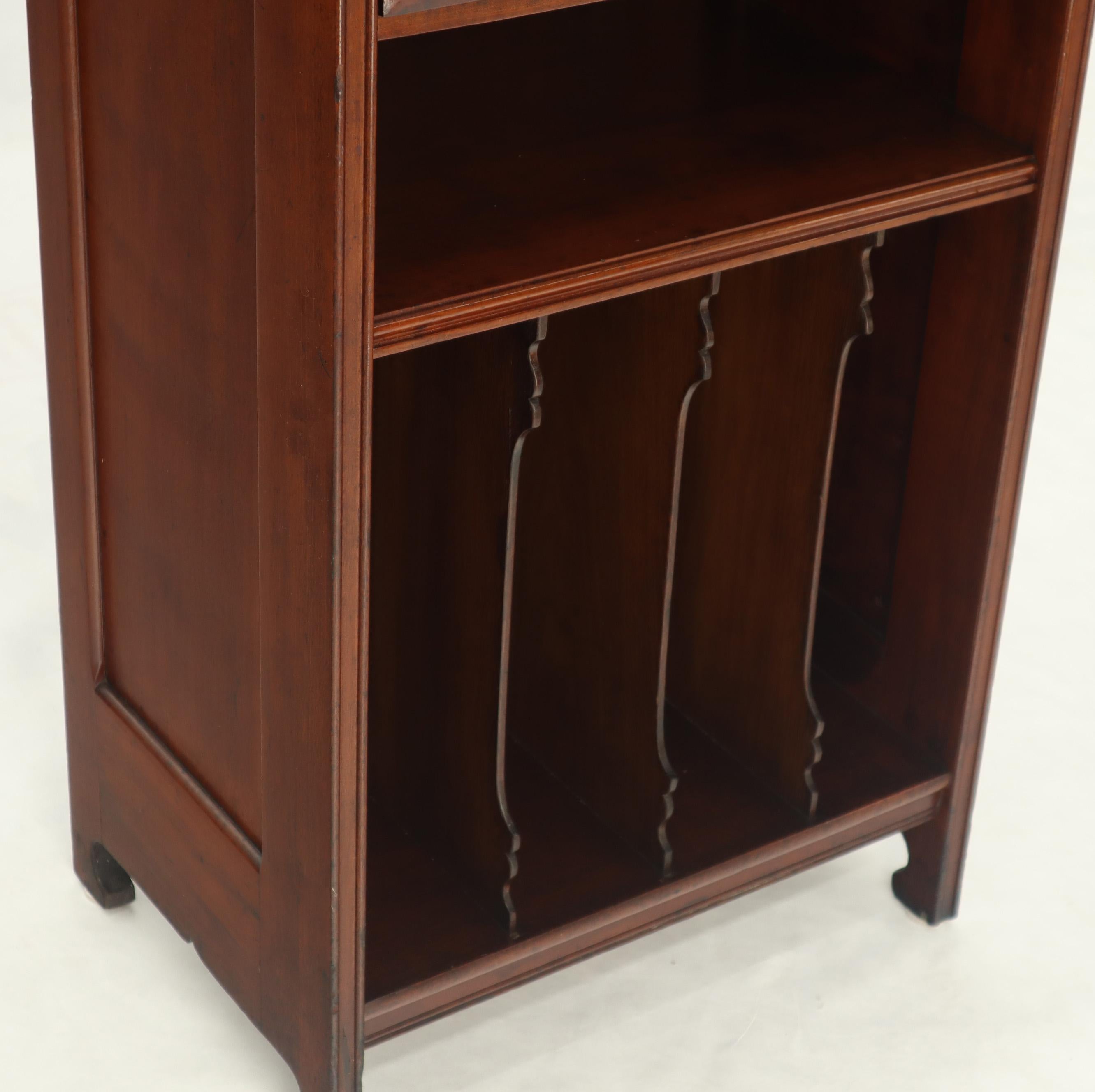 Brass Mechanical Music Conductor Singer Stand Podium Storage Cabinet Solid Mahogany For Sale