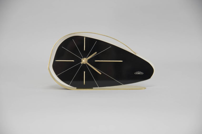 Mechanical Table Clock by PRIM, 1960s at 1stDibs