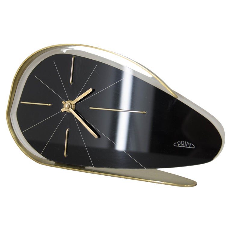 Mechanical Table Clock by PRIM, 1960s at 1stDibs