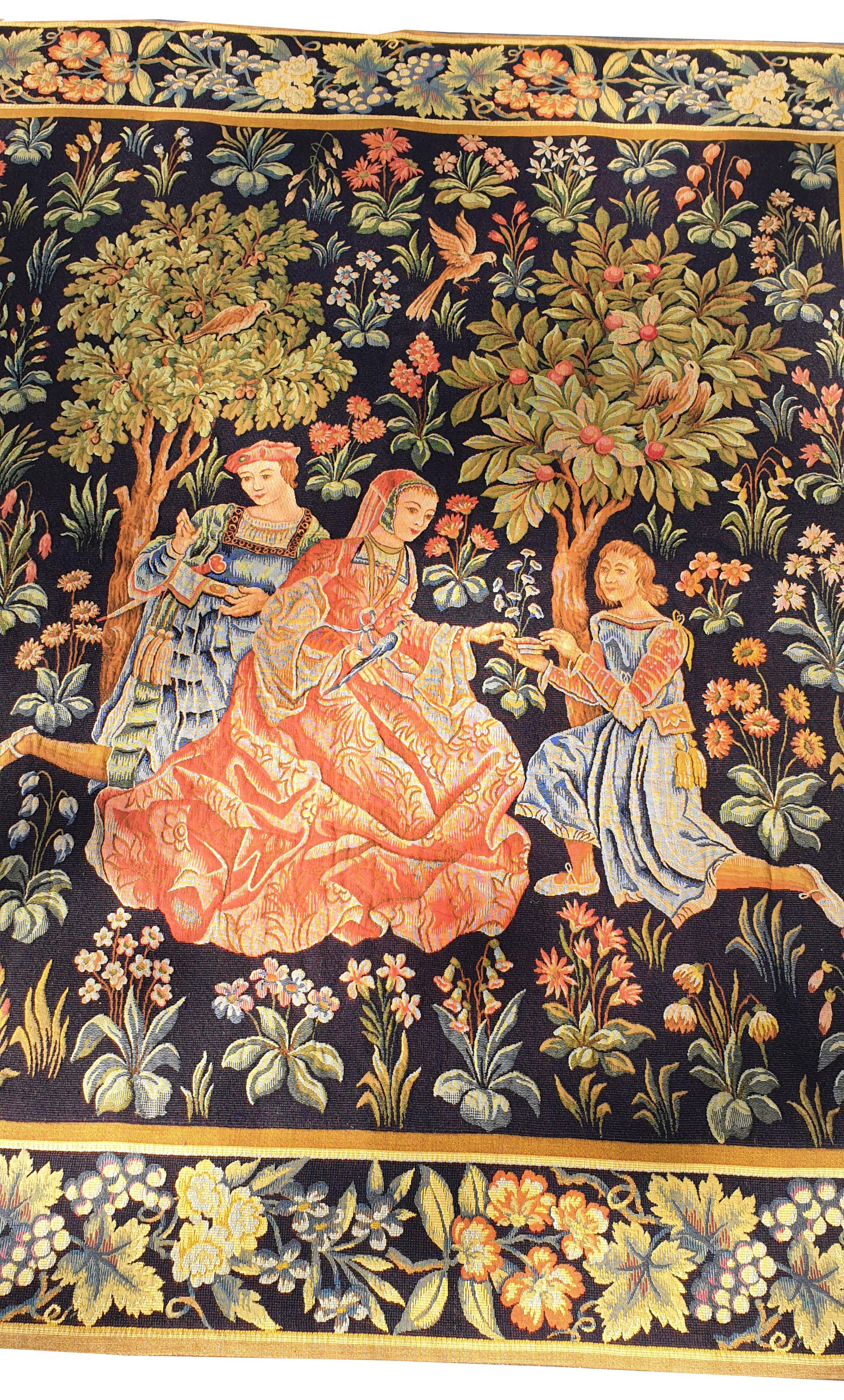 Art Deco 884 - Tapestry Aubusson of the 19th Century For Sale
