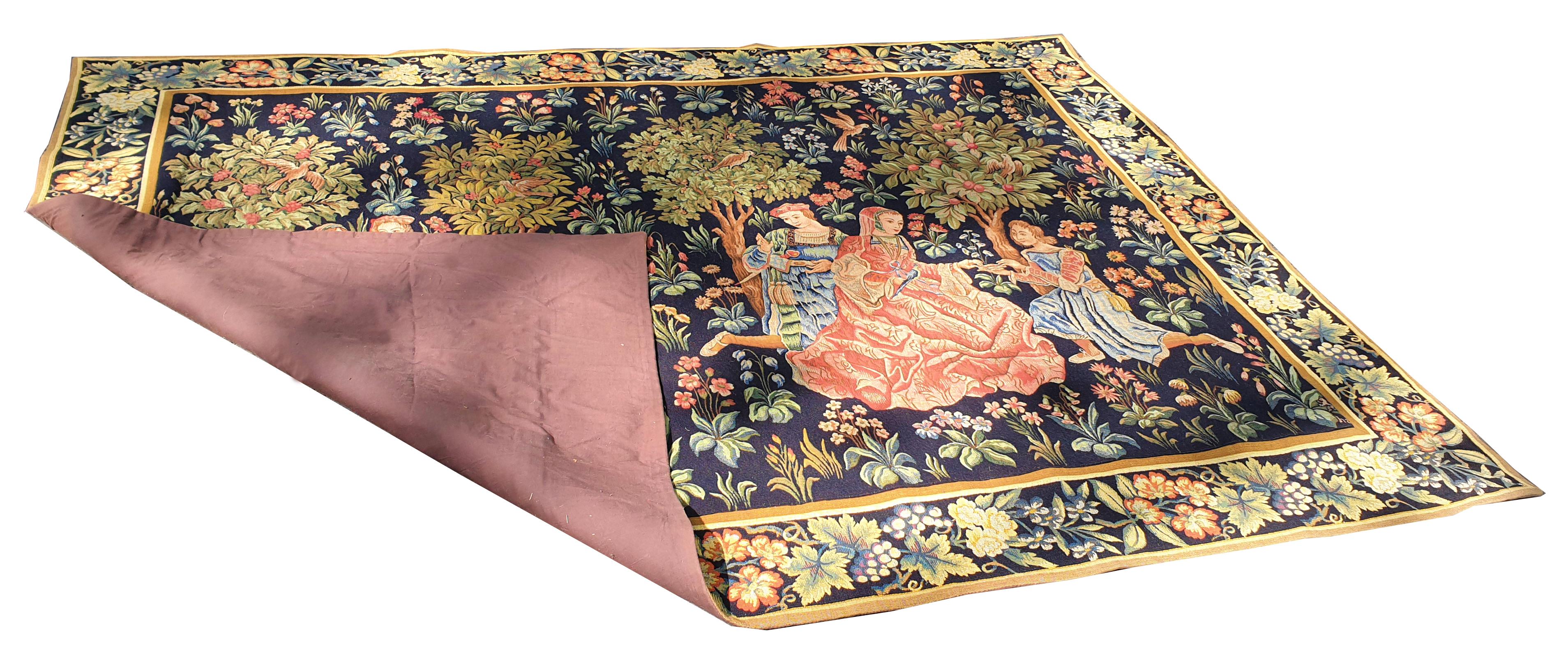 884 - Tapestry Aubusson of the 19th Century In Excellent Condition For Sale In Paris, FR