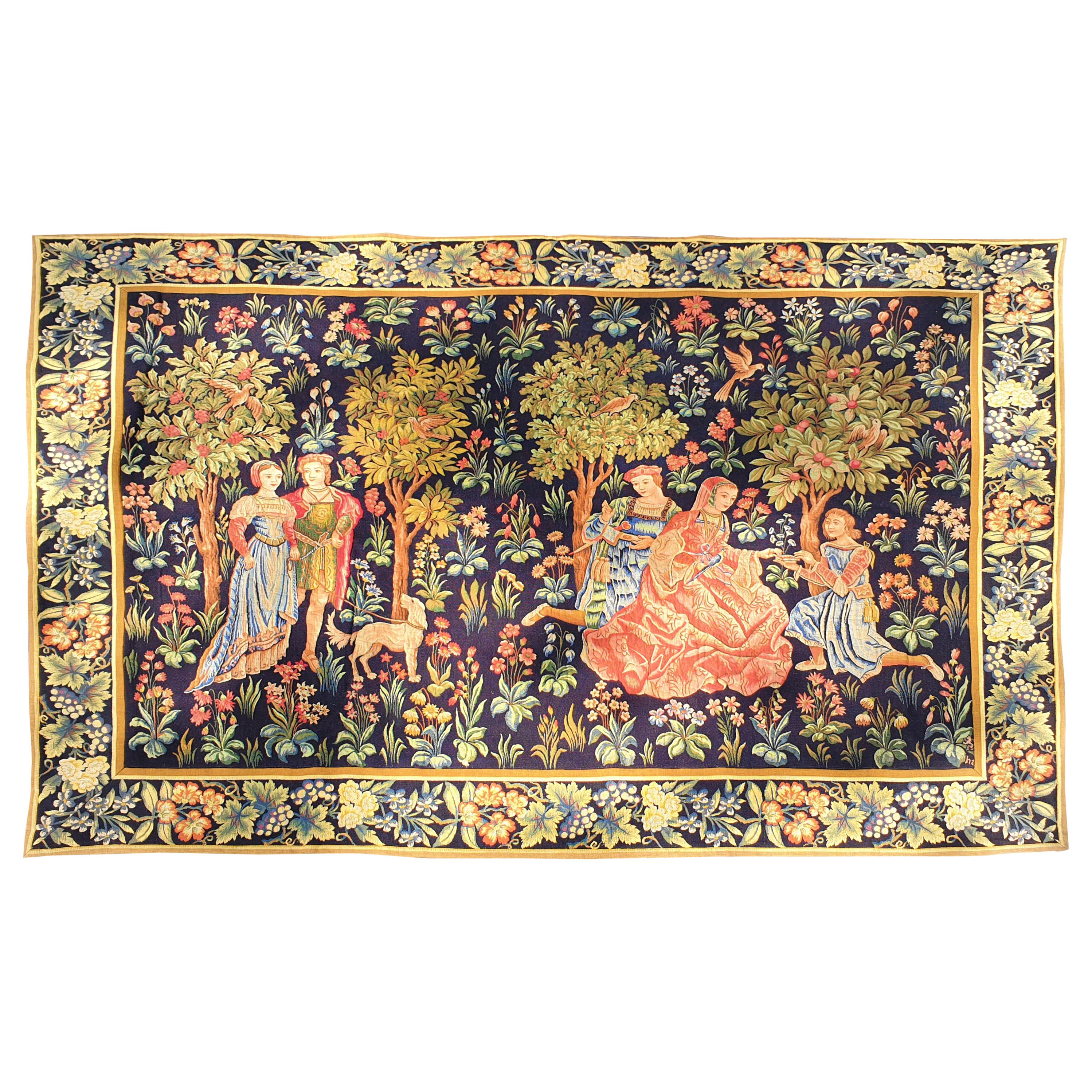 884 - Tapisserie Aubusson du 19ème siècle