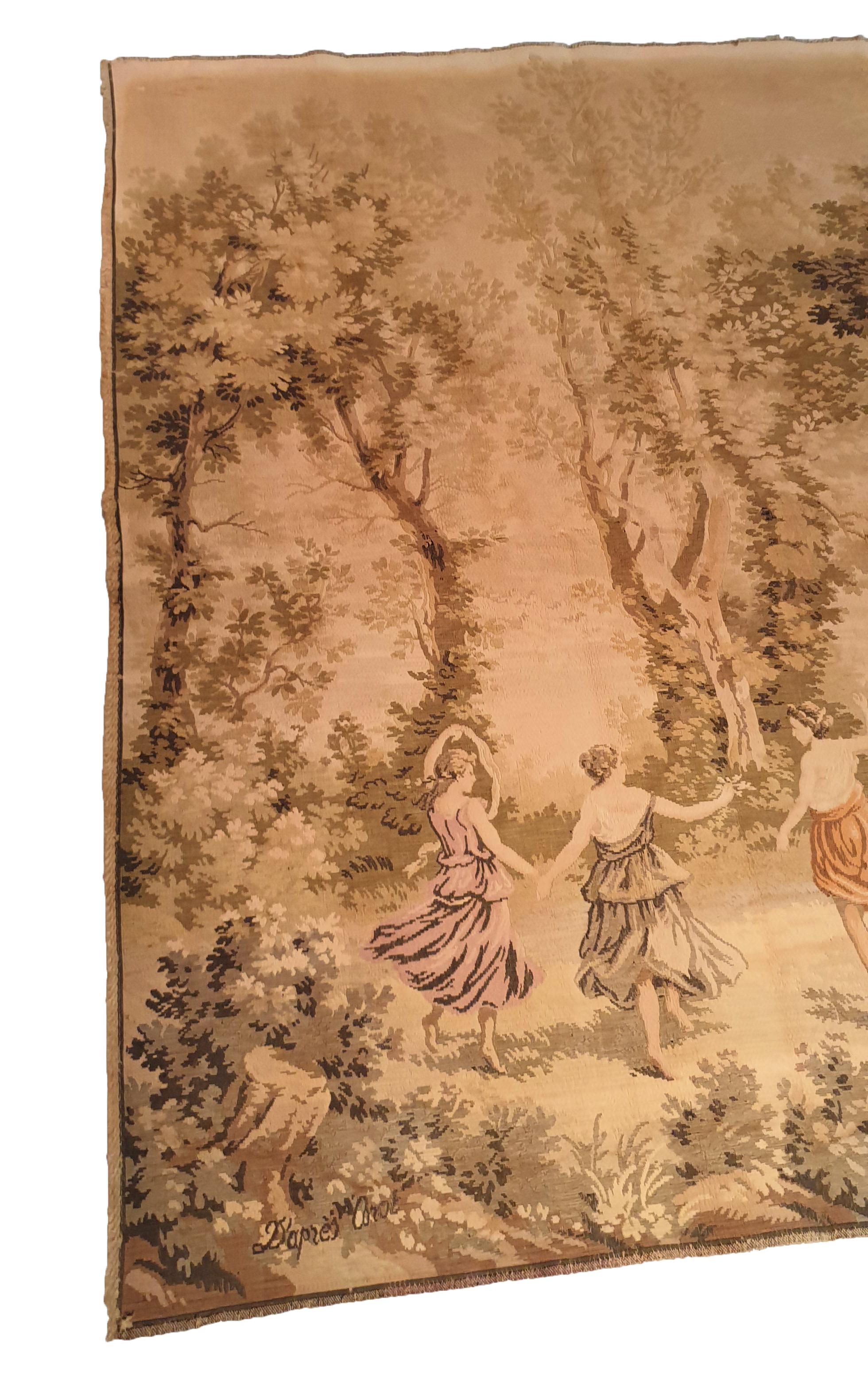Tapestry of the 20th century in perfect condition of conservation.

Negotiable price and free delivery.

Dimension: 195 x 135 cm