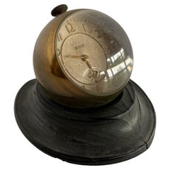 Mechanical Wind Up Ingraham Desk Small Ball Clock, circa 1900