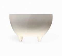 “Meche” Pot in Clay painted in White, Ensamble Artesano, Tonala Mexico, 2024