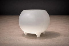 “Meche” Pot in Clay painted in White, Ensamble Artesano, Tonala Mexico, 2024