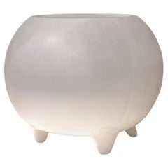 “Meche” Pot in Clay painted in White, Ensamble Artesano, Tonala Mexico, 2024