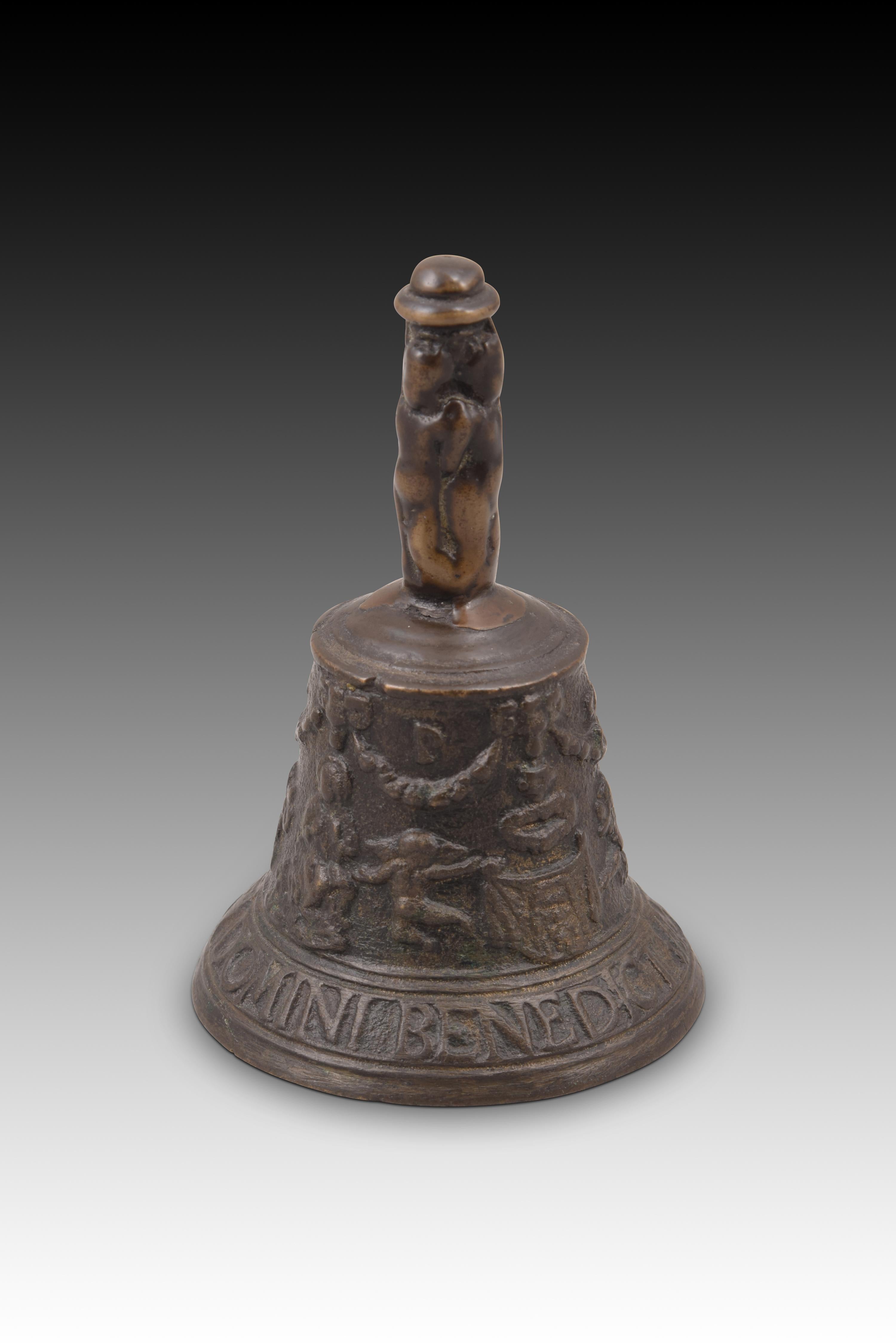 Renaissance Mechelen bell. Bronze. 16th century.