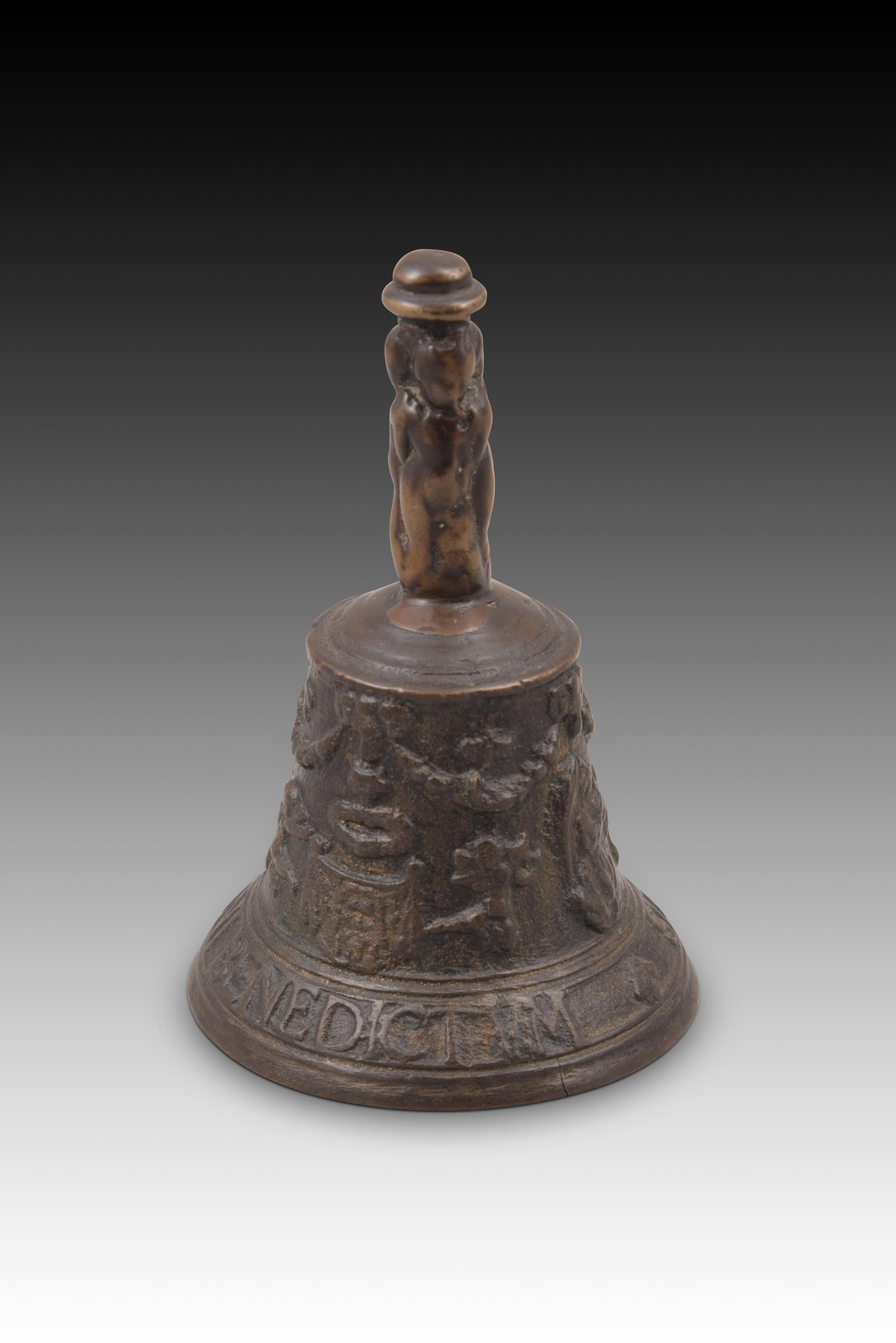 European Mechelen bell. Bronze. 16th century.