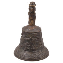 Antique Mechelen bell. Bronze. 16th century.
