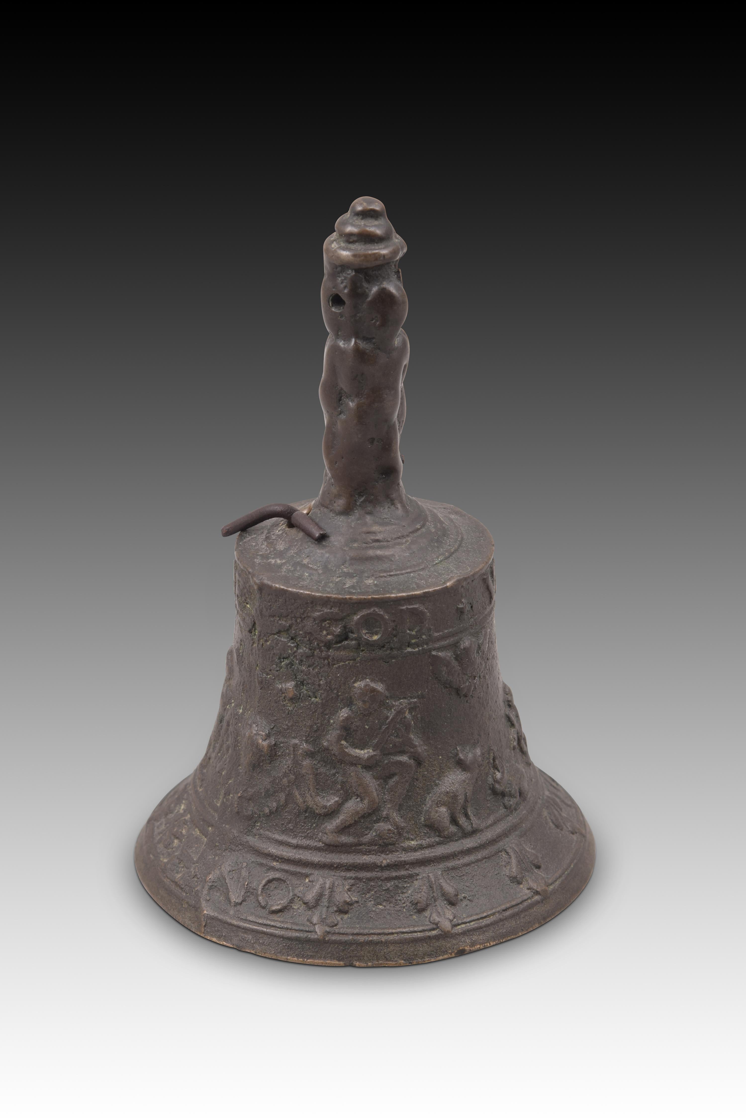 Bronze Mechelen bronze bell. 16th century