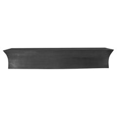 Med. Hammered Antq. Bronze Long Blanket Box – Vaisseau Bench, Paul Mathieu