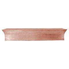 Med. Hammered Copper Long Vaisseau Bench – Paul Mathieu, Handmade
