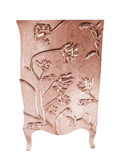 Med. Hammered Copper Louise Floral Credenza – Paul Mathieu, Handmade