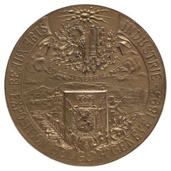 Medaille wahrscheinlich für die belgische Delegation bei der Weltausstellung in Geneva 1896