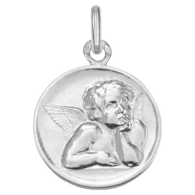 Medal Raphael Angel White Gold For Sale