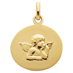 Medal Raphael Angel Yellow Gold