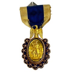 Antique Sons of the Revolution Medal, Bailey, Banks & Biddle, 1883