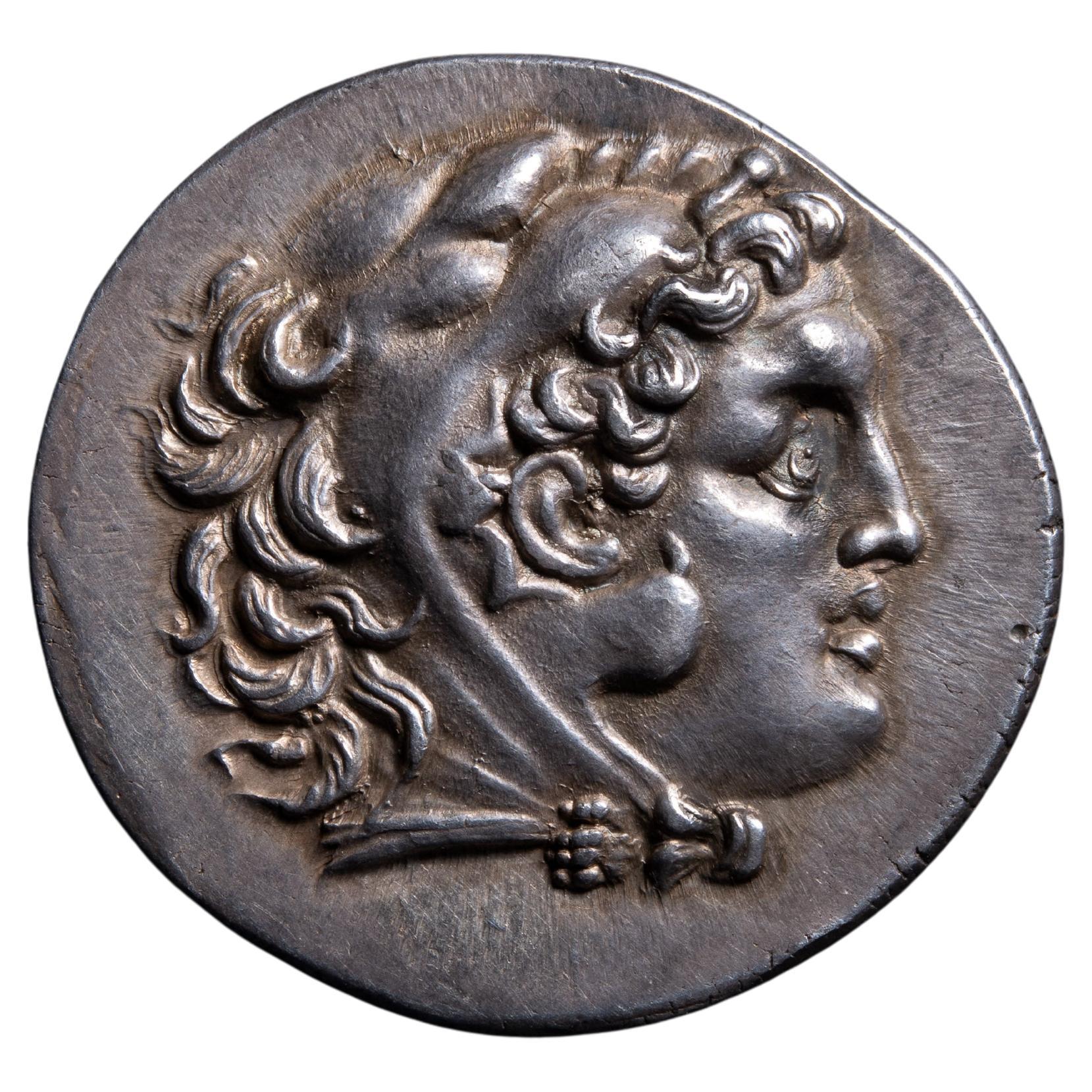 Medallic Ancient Silver Coin (Tetradrachm) of Alexander the Great