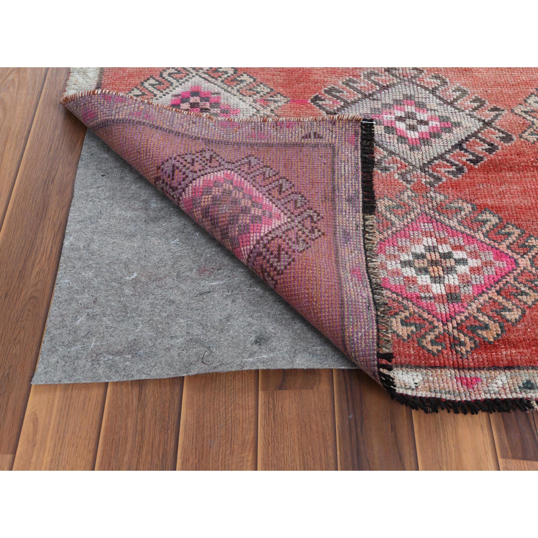 Medievale Medaglione All-Over Design Colorato, il Tramonto Persiano Shiraz Runner fatto a mano in vendita