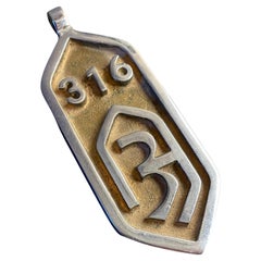 Medallion Ashok Hotel Diplomat Enclave New Delhi 5-Star Paperweight Pendant Key