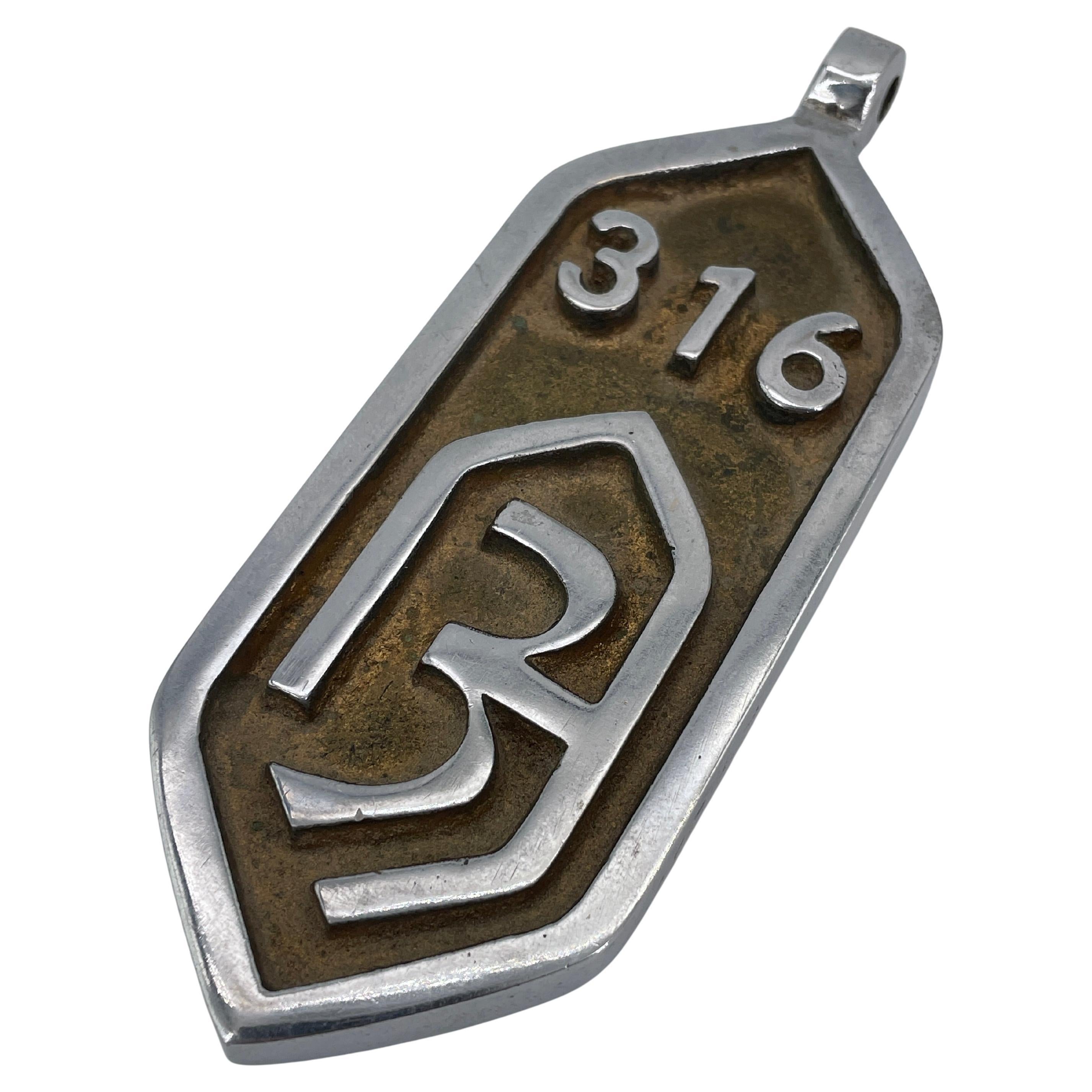 Medaglione Ashok Hotel Diplomat Enclave New Delhi 5-Star Ciondolo Fermacarte Chiave in vendita