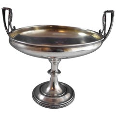 Medallion by Hall Hewson and Brower Coin Silver Compote Centerpiece GW