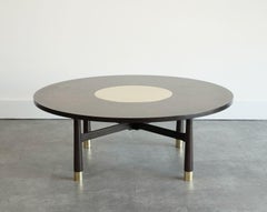 Medallion Coffee Table in Espresso Walnut by Stamford Modern