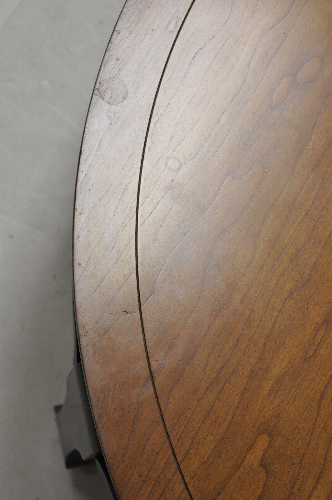 20th Century Medallion Limited Oriental Chinoiserie James Mont Style Round Ming Coffee Table