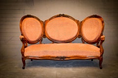 Medallion Living Room with Sofa, Armchairs and Chairs in Danish Rosewood, 1860