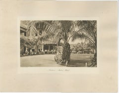 Medan Hotel, Antique Photogravure of Colonial Indonesia, c.1900