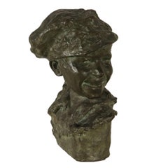 Bronze-Skulptur von Medardo Rosso:: erste Hälfte der 1900er Jahre