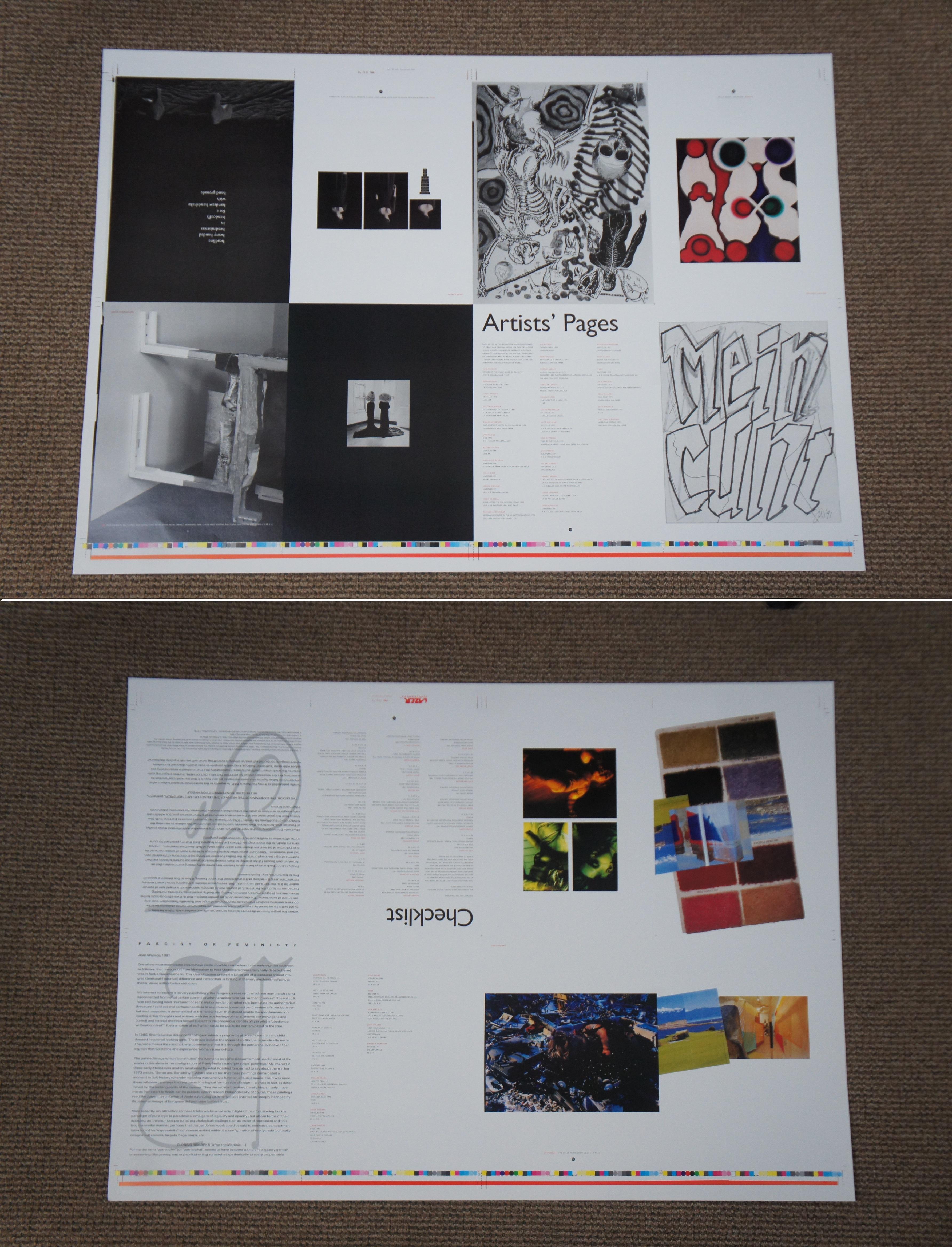 Meddlesome & Mettlesome Exhibition Catalog Press Sheet Lot Contemporary Artwork For Sale 3