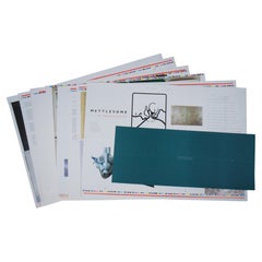 Retro Meddlesome & Mettlesome Exhibition Catalog Press Sheet Lot Contemporary Artwork
