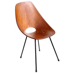 "Medea" by Vittorio Nobili Italian Midcentury Design Bentwood Chair