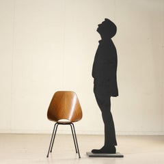 Medea Chair by Vittorio Nobili Bent Wood Vintage, Italy, 1950s