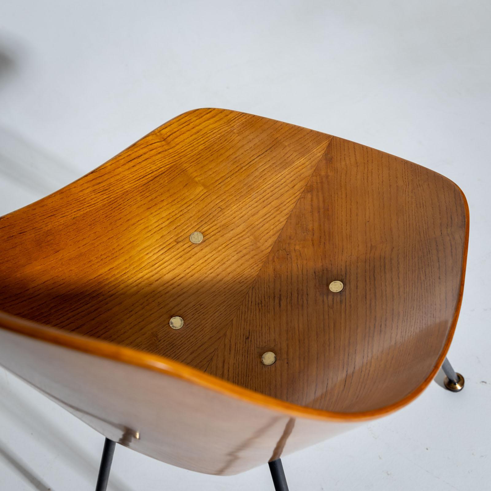 Bois Chaise Medea de Vittorio Nobili, Italie, années 1960 en vente