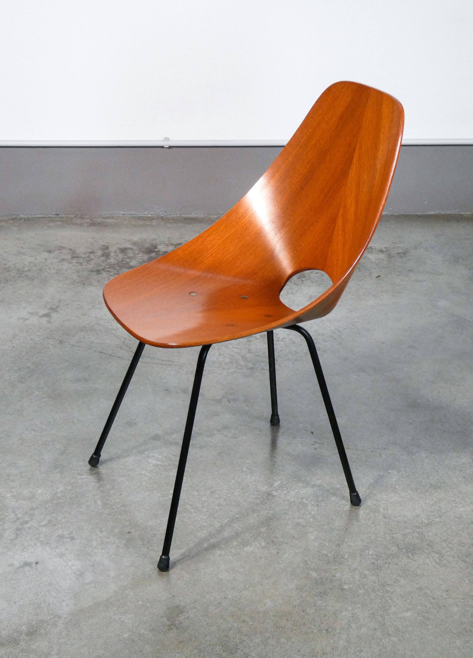 Medea Chair, Design Vittorio Nobili for Fratelli Tagliabue, Italy, 1950s In Good Condition In Torino, IT