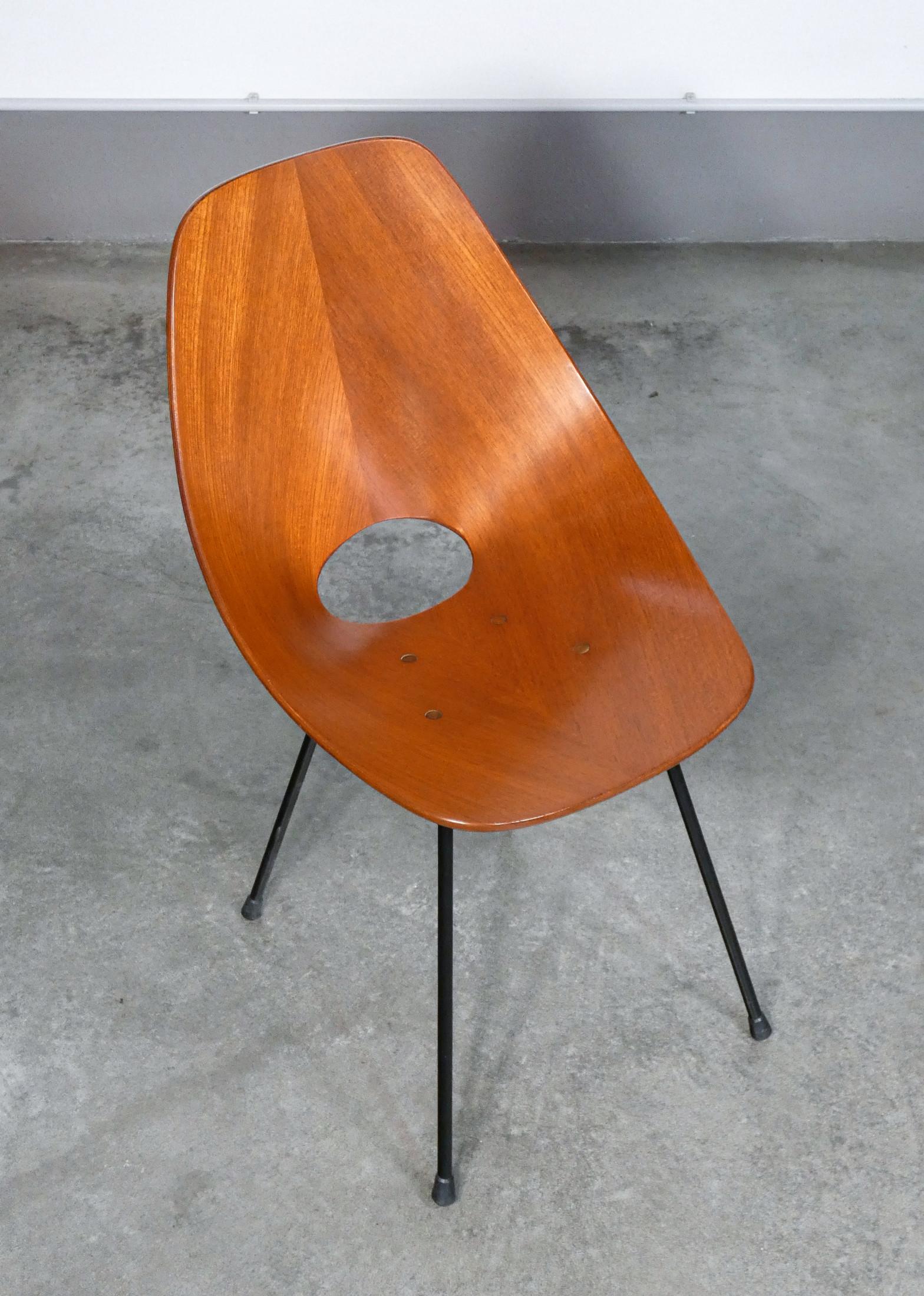 Mid-20th Century Medea Chair, Design Vittorio Nobili for Fratelli Tagliabue, Italy, 1950s