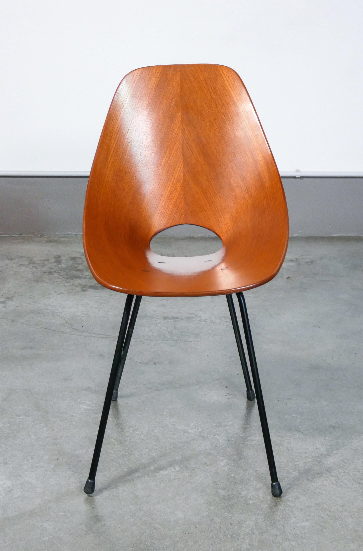 Metal Medea Chair, Design Vittorio Nobili for Fratelli Tagliabue, Italy, 1950s