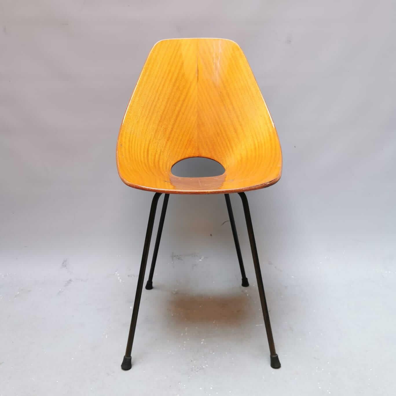 Midcentury Italian Medea Chair by Vittorio Nobili, Set of 2 For Sale 3