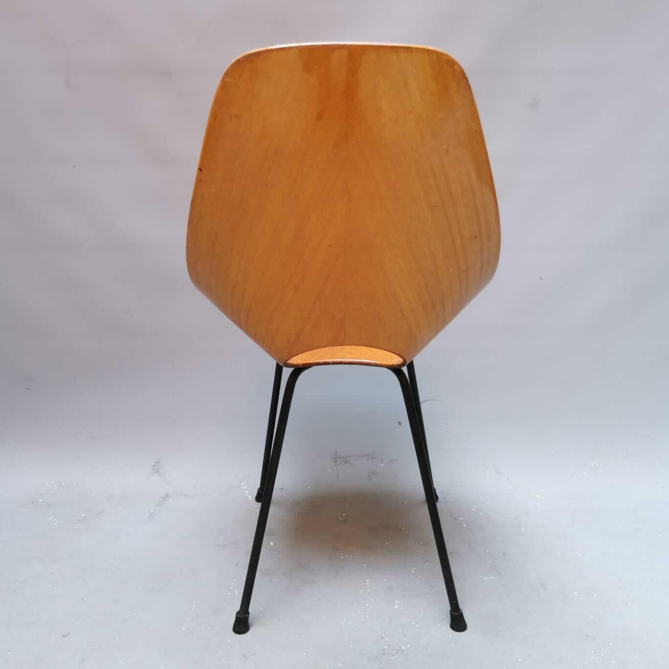 Midcentury Italian Medea Chair by Vittorio Nobili, Set of 4 For Sale 1