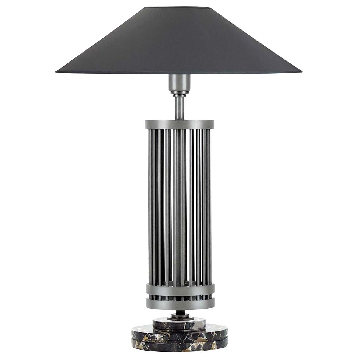 Medea Dark Gray Table Lamp by Acanthus